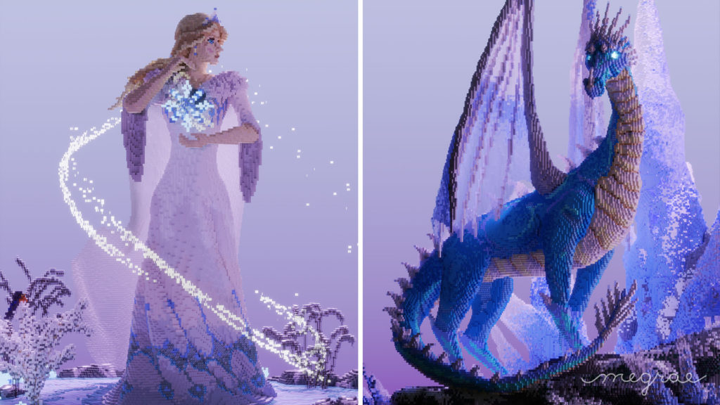 Snow Queen and Ice Dragon